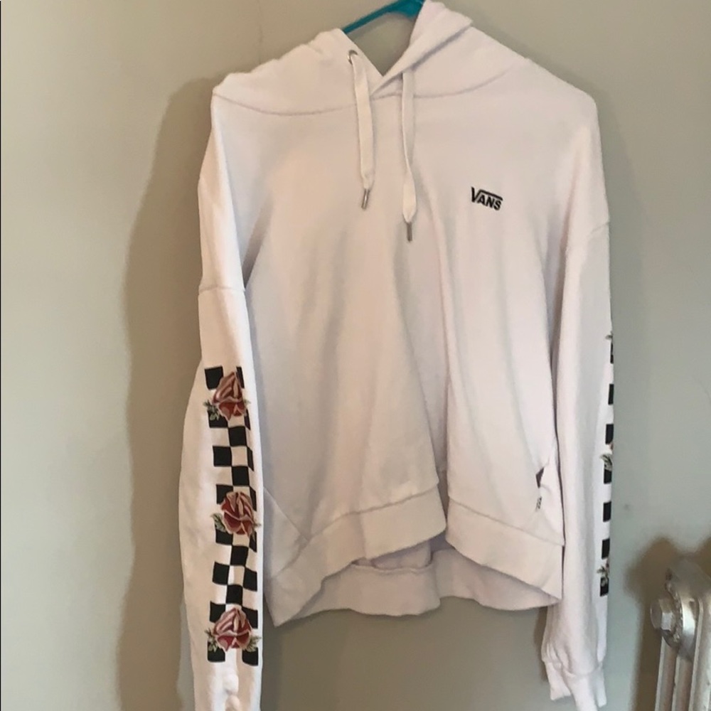 Small White Vans Hoodie